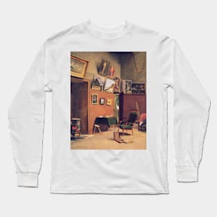 Studio in the rue de Furstenberg by Frederic Bazille Long Sleeve T-Shirt